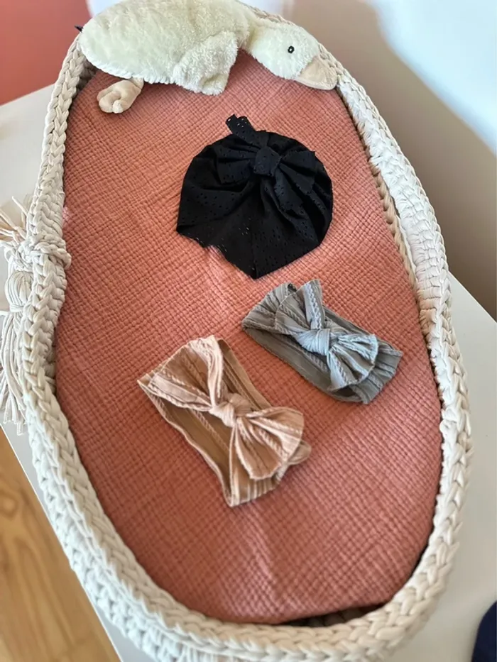 Lot de 2 bandeaux 1 bonnet