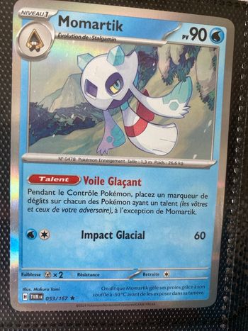 Carte Pokémon holographique neuf