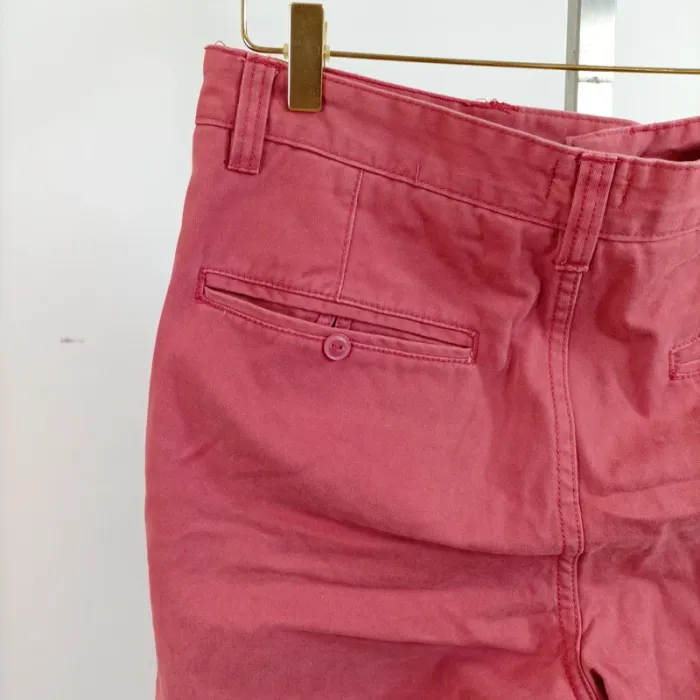 Short chino rose framboise In Extenso T32 (équiv. 40 EU), 100% coton, poches italiennes A866 - photo numéro 8