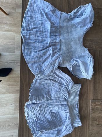 Ensemble gaze de coton Kiabi 18 mois