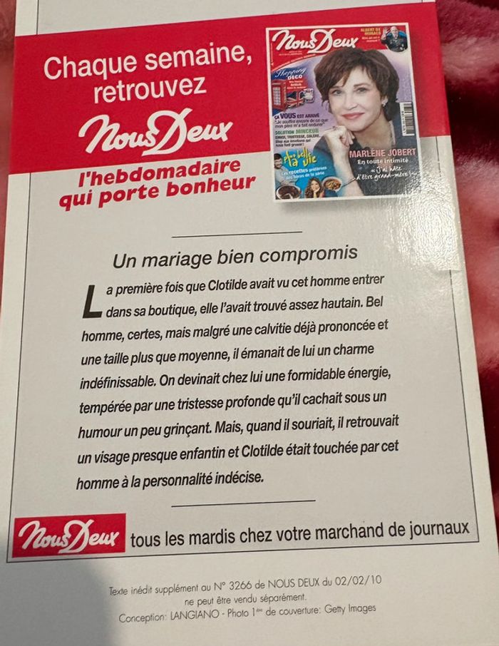 2 eme lot de 7 livres Nous deux - photo numéro 6