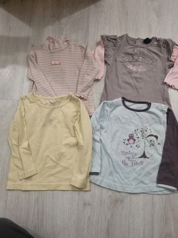 Lot tee-shirts manches longues
