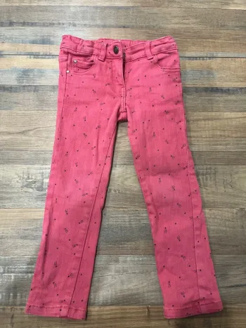 Jean rose motif étoiles DPAM