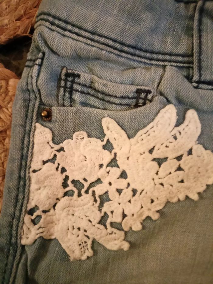 Short en jean IKKS 3 ans - photo numéro 2