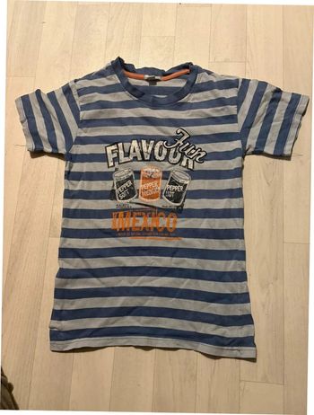 T-shirt orchestra 10 ans manches courtes à rayures