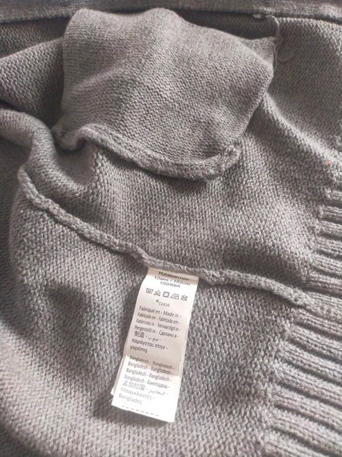 Veste en laine grise neuve  12 ans Orchestra - photo numéro 7