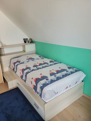 Housse de couette et taie lit 190x90 cm