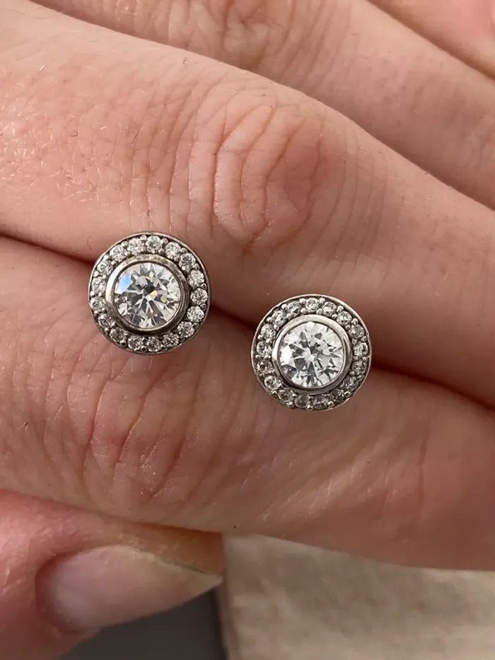 Paire de boucle d’oreilles argent - photo numéro 4