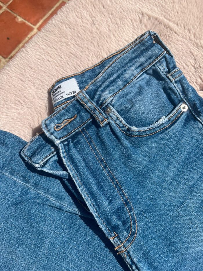 Jean bleu skinny taille 34 Bershka - photo numéro 2