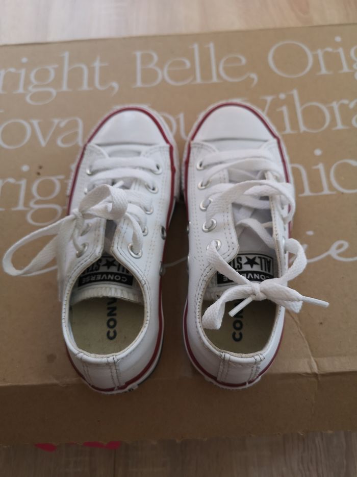 Converse all star modèle fille à la cheville simuli cuir - photo numéro 3