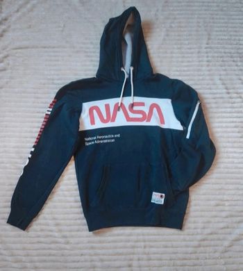 Sweat femme S Coton Division NASA – bleu marine – très bon état
