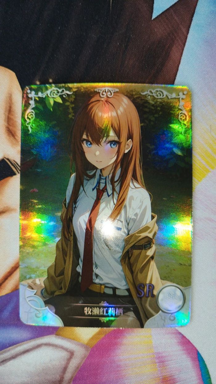 Carte Goddess Story ns-2m11sr-14 sr card Waifu foil Makise Kurisu Steins;Gate
