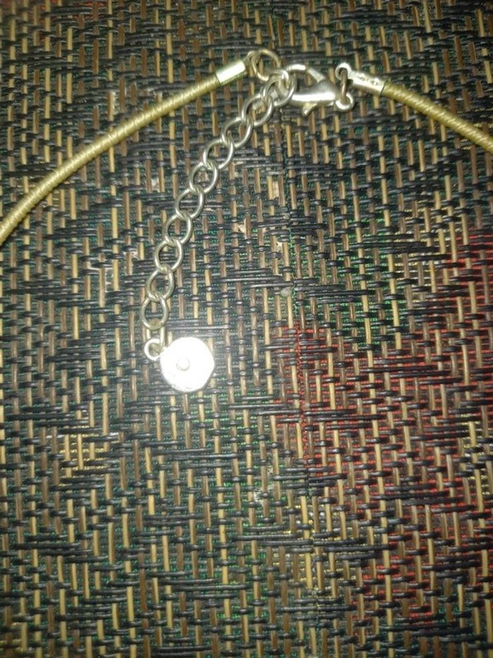 Collier marron brun beige ocre Ethnique - photo numéro 7