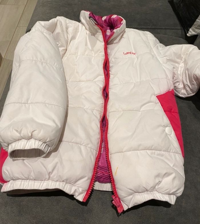 manteau ski fille 8 ans réversible wed’ze - photo numéro 4