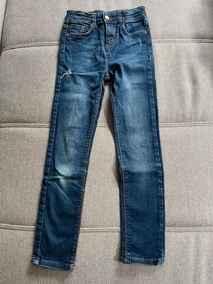 Jean Slim fille Vertbaudet 10 ans