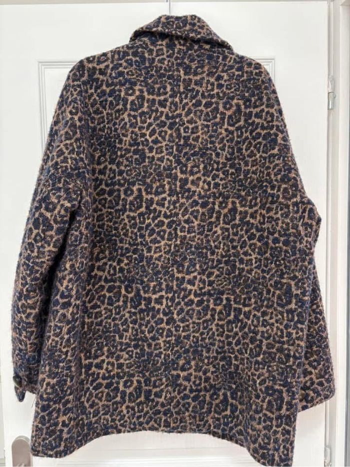 Manteau Sézane Harry léopard taille 38 - photo numéro 2