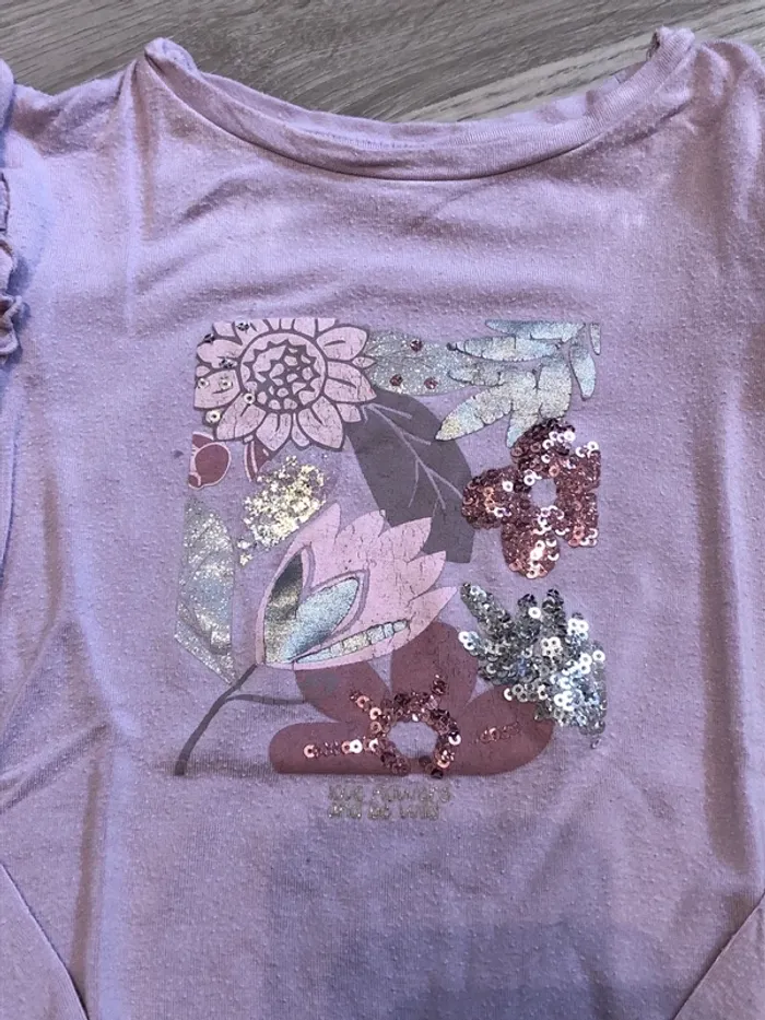 Tee shirt à sequins - photo numéro 2