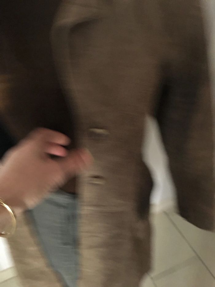 Veste 3/4 taille 38 croûte de porc/économise fdp envoi en petit format - photo numéro 13