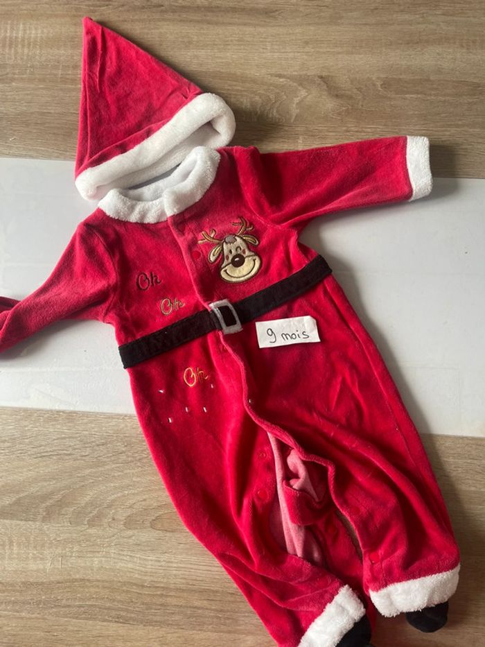 Pyjama de Noël avec bonnet - photo numéro 3