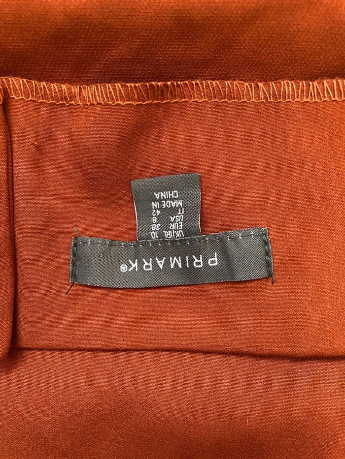 Jupe taille haute Ave ceinture Primark rouille Taille 38/M - photo numéro 5