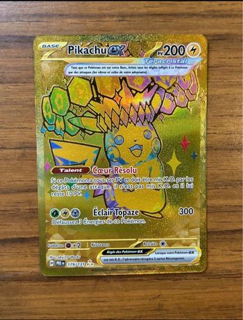 Pikachu 179/131 gold 