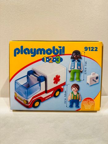 Playmobil 1.2.3 Ambulance 9122 + 18 mois