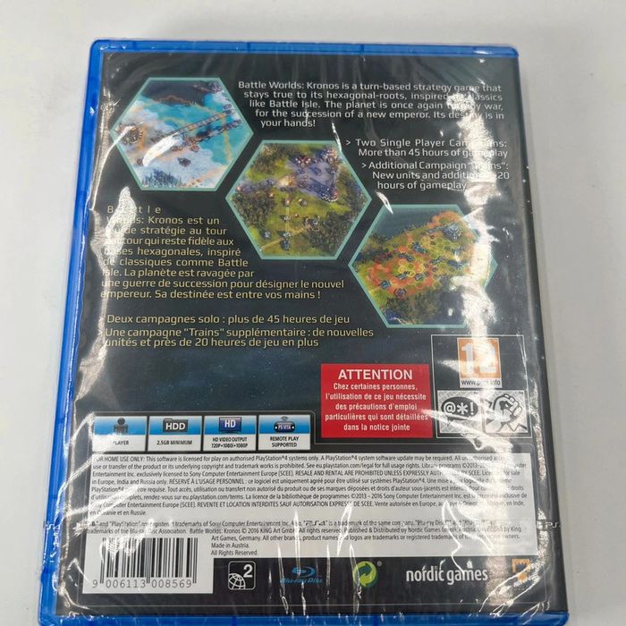 Jeu PS4 Battle Worlds Kronos neuf sous blister - photo numéro 4