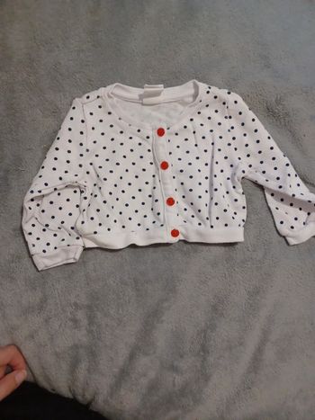 Gilet 2/4 mois 62 cm