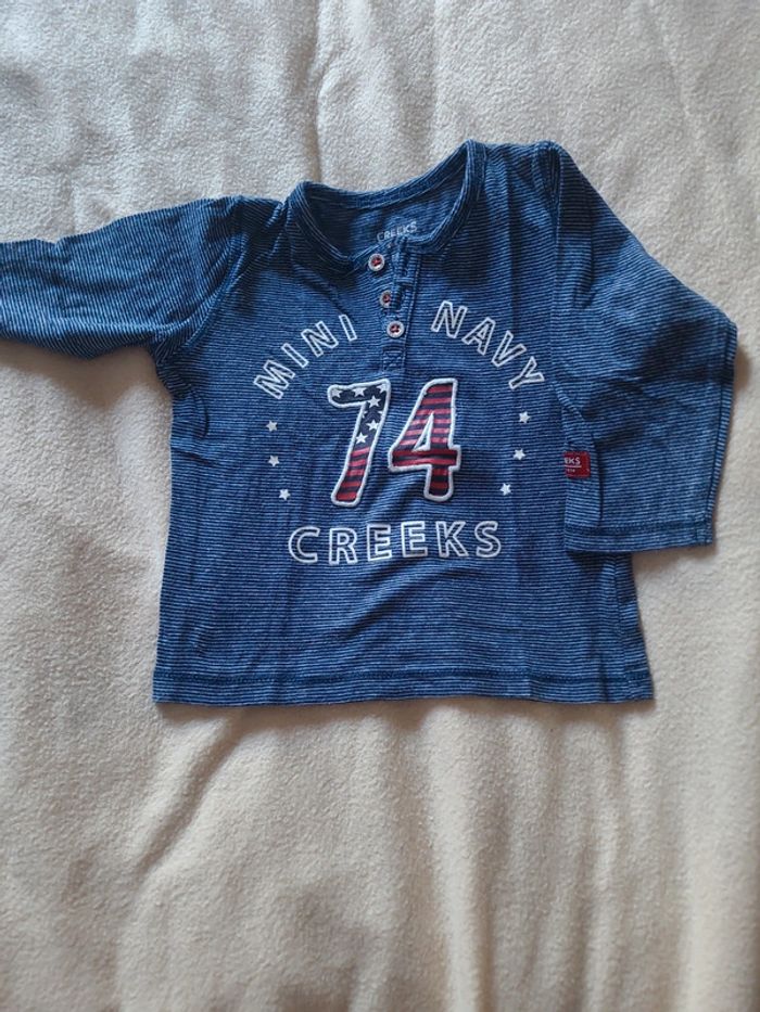Lot 2 tee shirt 12 mois - photo numéro 3
