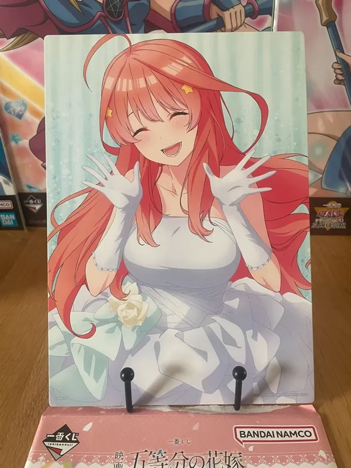 The Quintessential Quintuplets – Visual Board Itsuki Nakano Ichiban Kuji 18 x 26 cm - photo numéro 2