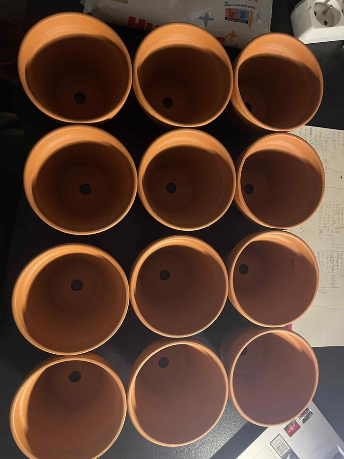 lot de 12 pots de fleurs - photo numéro 7