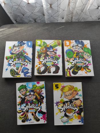Lot de manga Splatoon tome 1 à 5