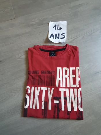 Maillot t-shirt 14ans garçon