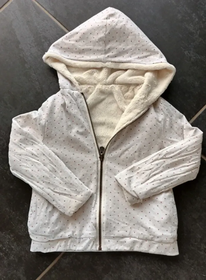 Veste polaire réversible okaidi - photo numéro 2