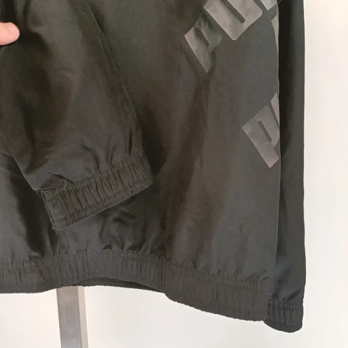 Veste de sport Puma noire à logo répété - Taille XL - A197 - photo numéro 8