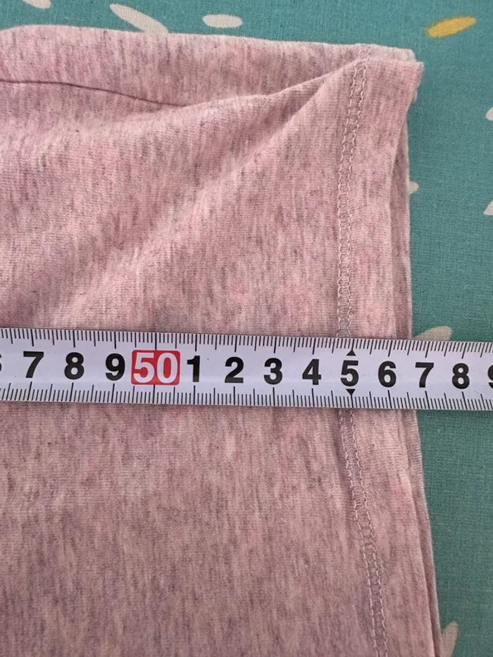 T-shirt rose chiné impeccable - photo numéro 7