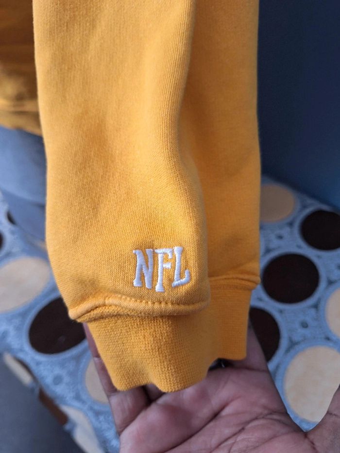 sweat a capuche / Hoodie nfl - taille 14- 16 ans - enfant - jaune brodé / packers (387) - photo numéro 8
