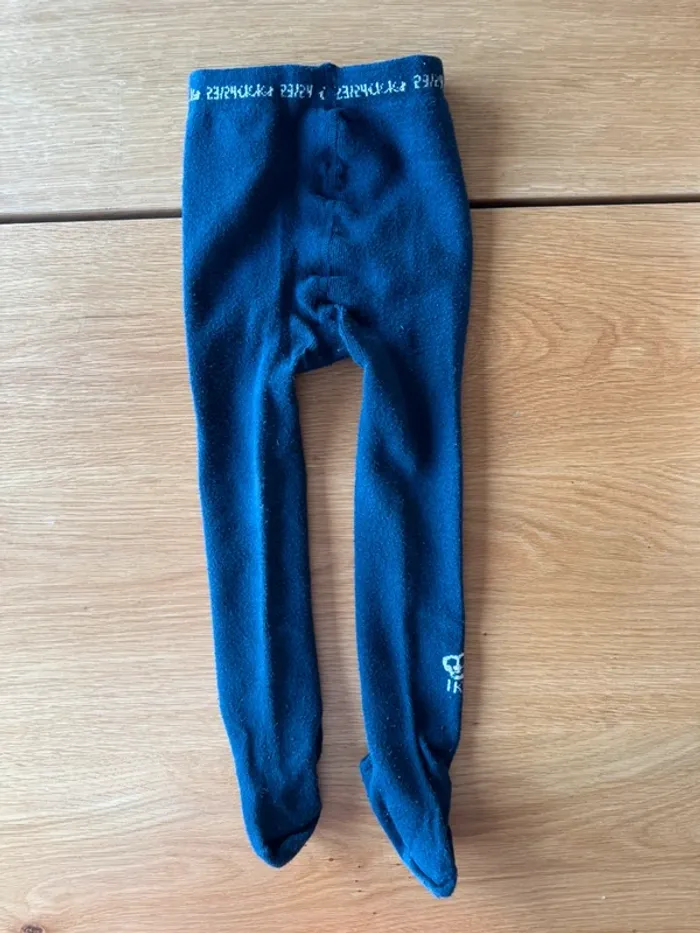 Collant bleu marine (+blanc cassé offert) - Taille 3/4 Ans (pointure 23/24) - photo numéro 7