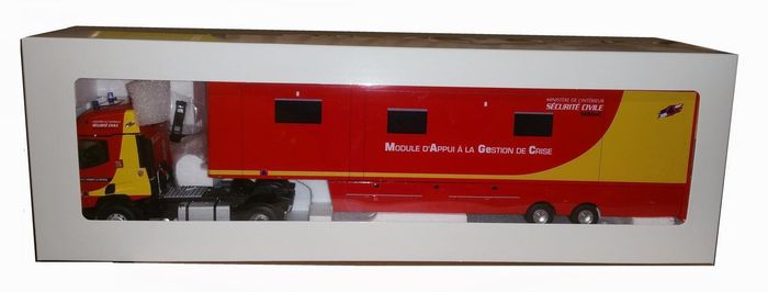 Maquette camion Man TGX Benne Céréalière 1/43 Eligor Transalliance - photo numéro 3