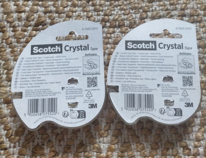 Lot ruban adhésif crystal Scotch - photo numéro 2