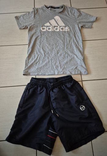 Tee shirt adidas 16 ans et short sergio tacchini