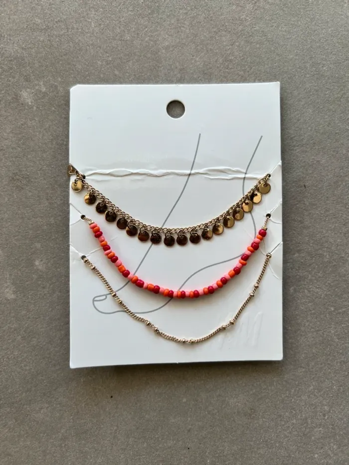 Lot bracelets de cheville H&M - photo numéro 2