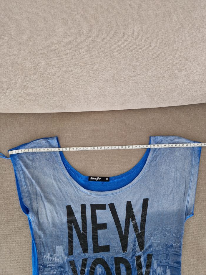 Haut bleu à inscription New York, Jennyfer - photo numéro 7