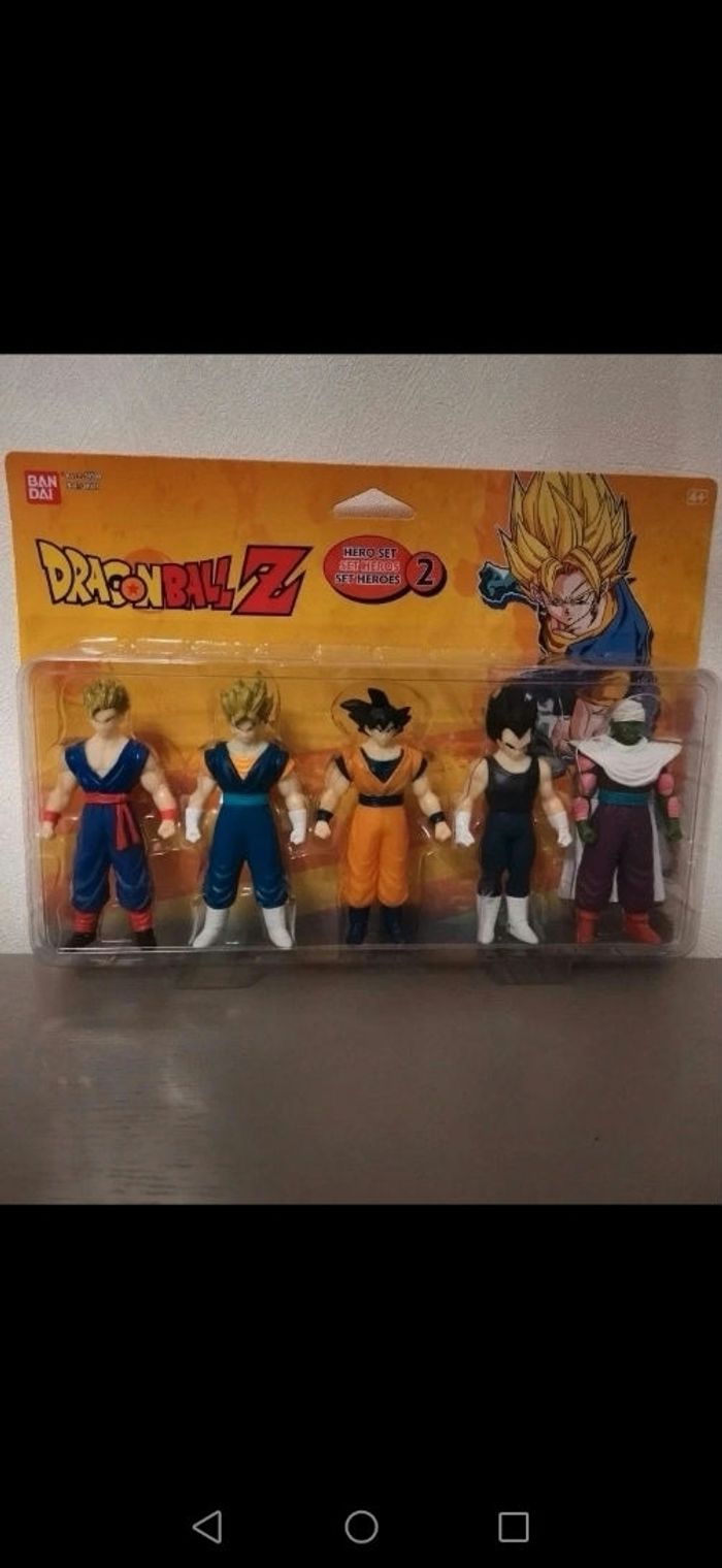 Figurines dragonball z set héros