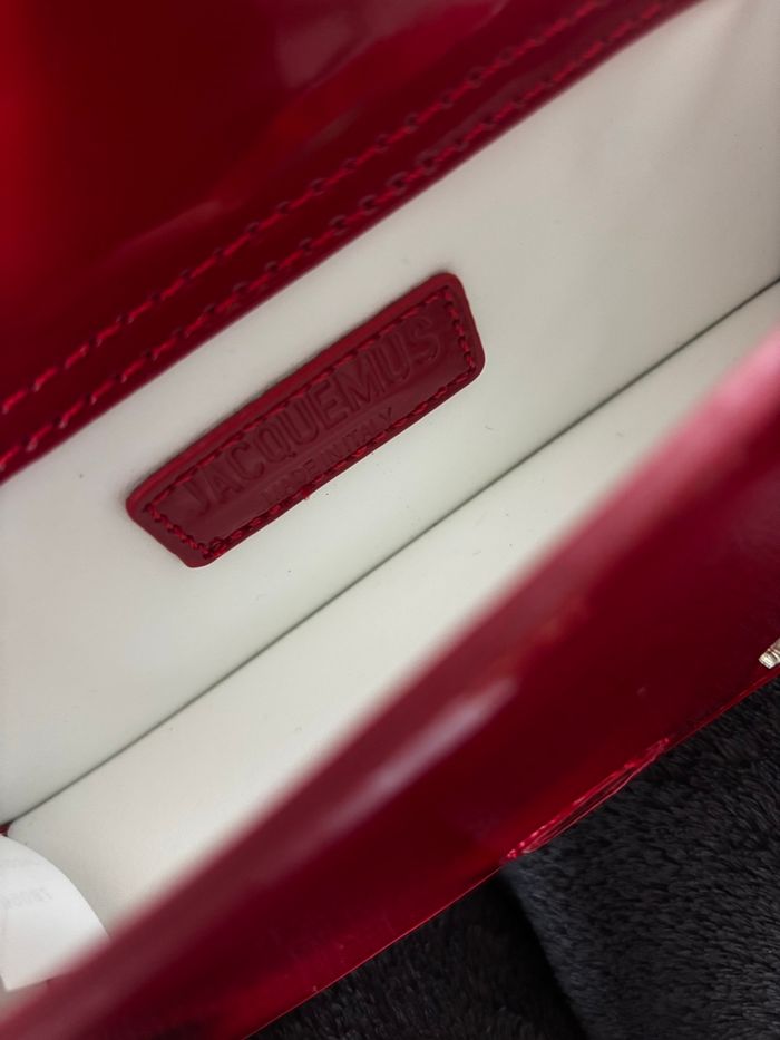 Sac jacquemus - rouge - très bon état - photo numéro 4