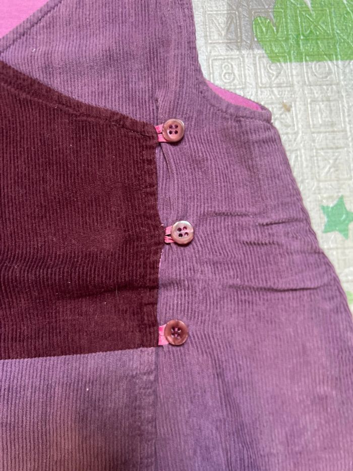 Robe portefeuille velours - photo numéro 3