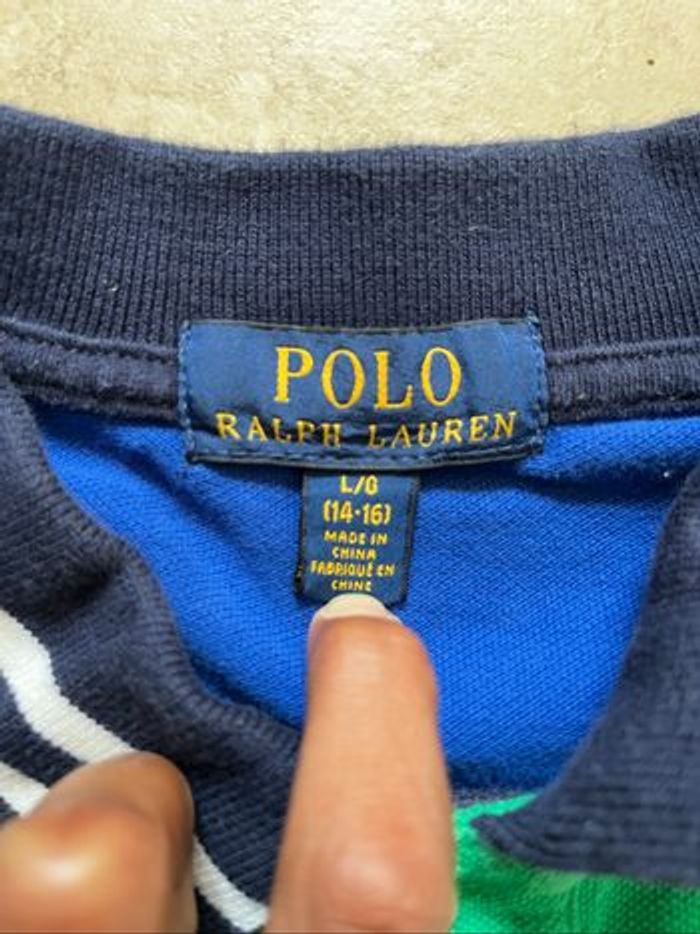 Polo Ralph Lauren bicolore (14-16 ans) - photo numéro 5
