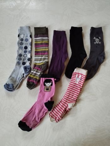 7 chaussettes 35/ 38