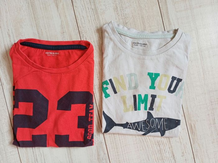 Lot T shirt 8 ans garçon vertbaudet - photo numéro 2