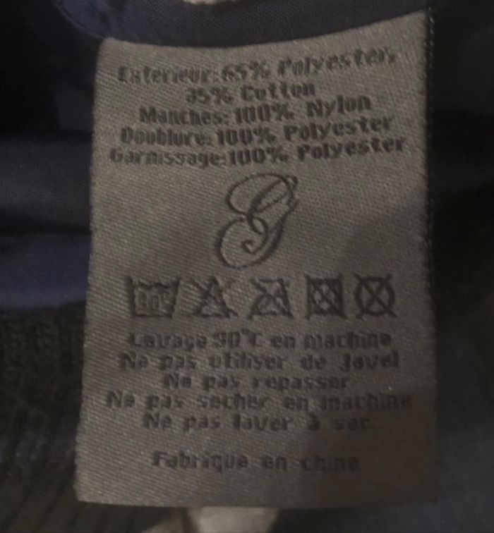Veste matelassée »Gertrude »bleu marine et grise - photo numéro 8